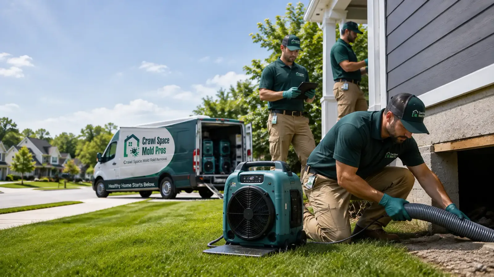 Crawl Space Mold Removal in Pecatonica, IL